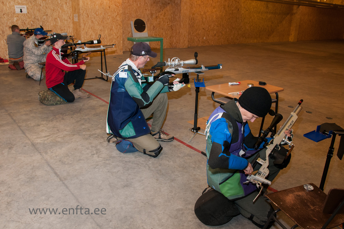 Third group kneeling